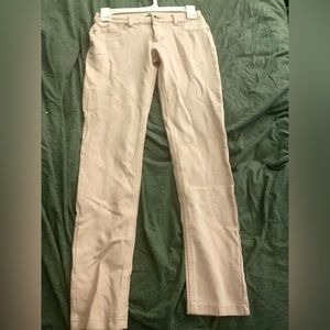Tan stretchy jeans,size 1